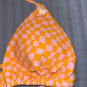 Salty Honey Bathing Suit Tp Swim Suit Wear Orange Pink XXL